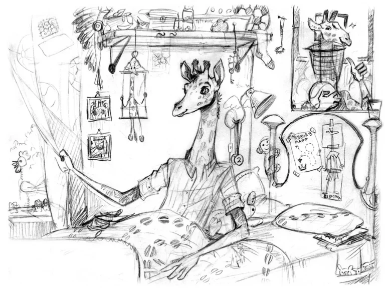 Sketch 1 - Book Illustrations