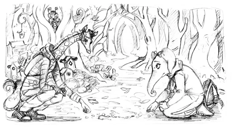 Sketch 32 - Book Illustrations