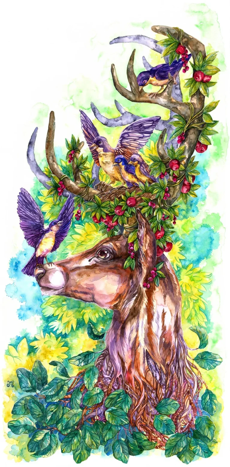 Leaf Crown - Original Artworks