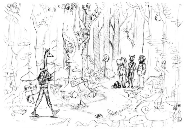Sketch 10 - Book Illustrations