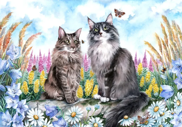 Cat Portrait Commission Viljo Erkki - Commissions