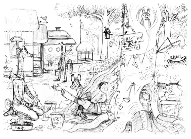 Sketch 17 - Book Illustrations