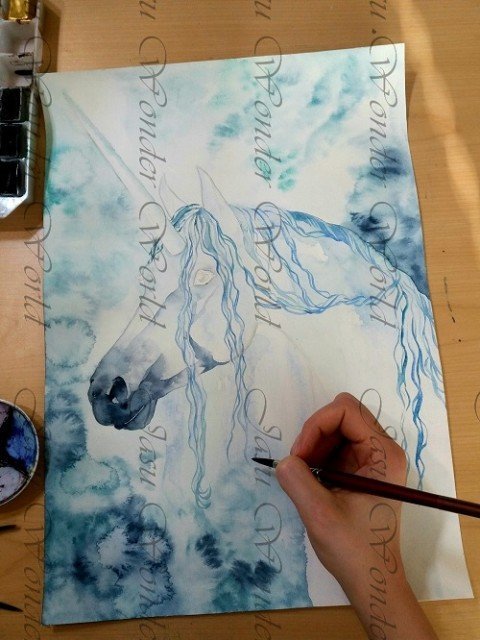 UNICORN - COMMISSION PROGRESS