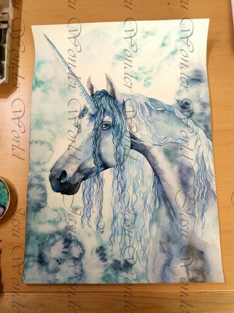UNICORN - COMMISSION PROGRESS