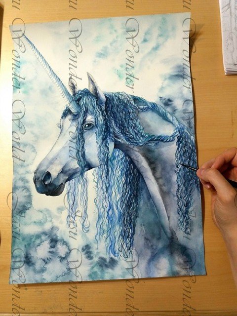UNICORN - COMMISSION PROGRESS