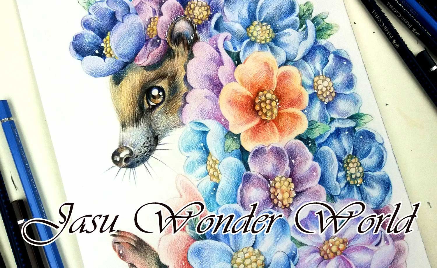FLOWER HEDGEHOG – COMMISSION IN PROGRESS