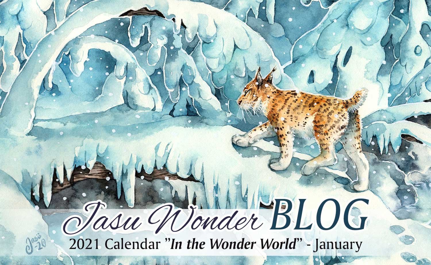 2021 Calendar “In the Wonder World” – January