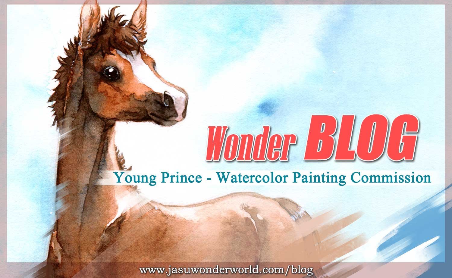 Young Prince – Watercolor Painting Commission