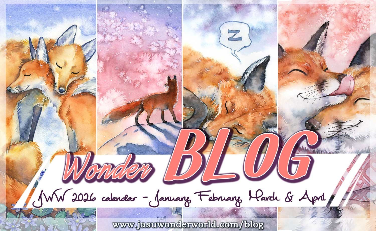JWW Calendar 2026 – January, February, March and April