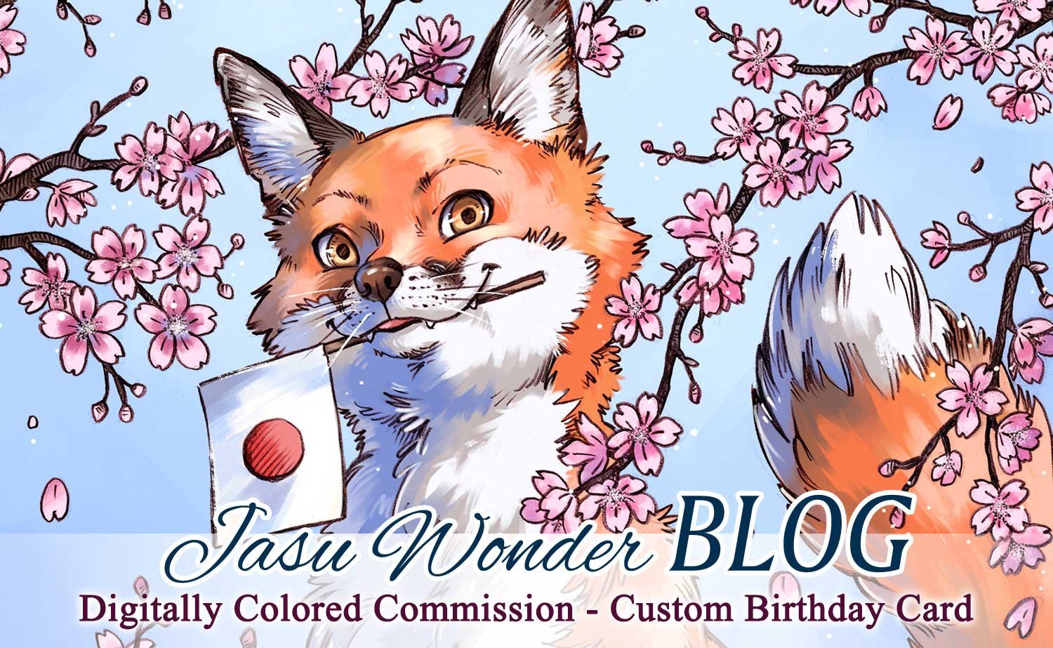 A Custom Birthday Card Commission