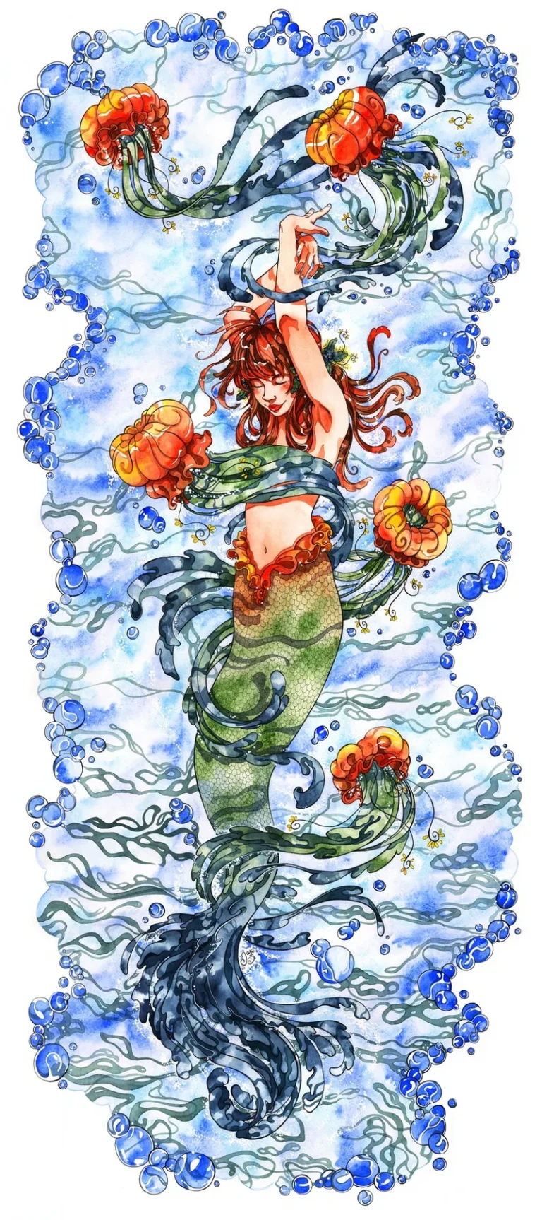The Dance of Jellyfish - Original Artworks