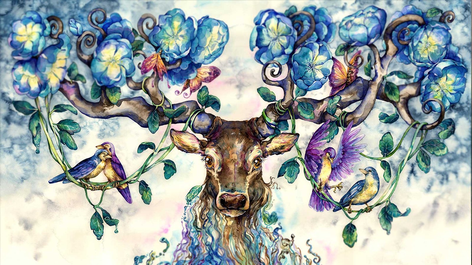 Formed by Water – Commissioned Watercolor Painting