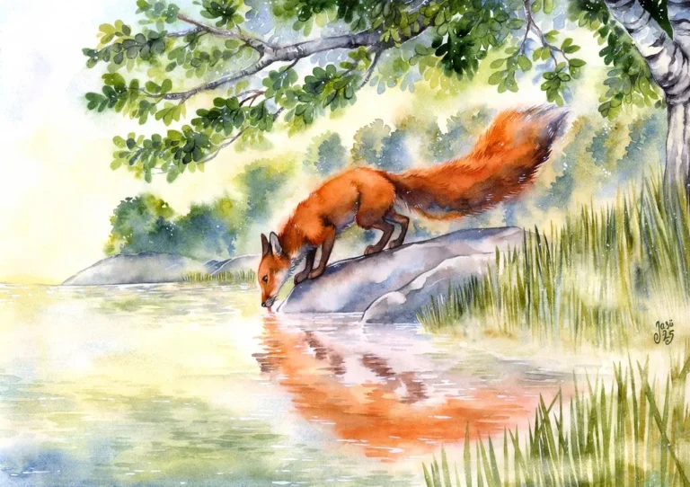 8 August - Calendar Illustrations