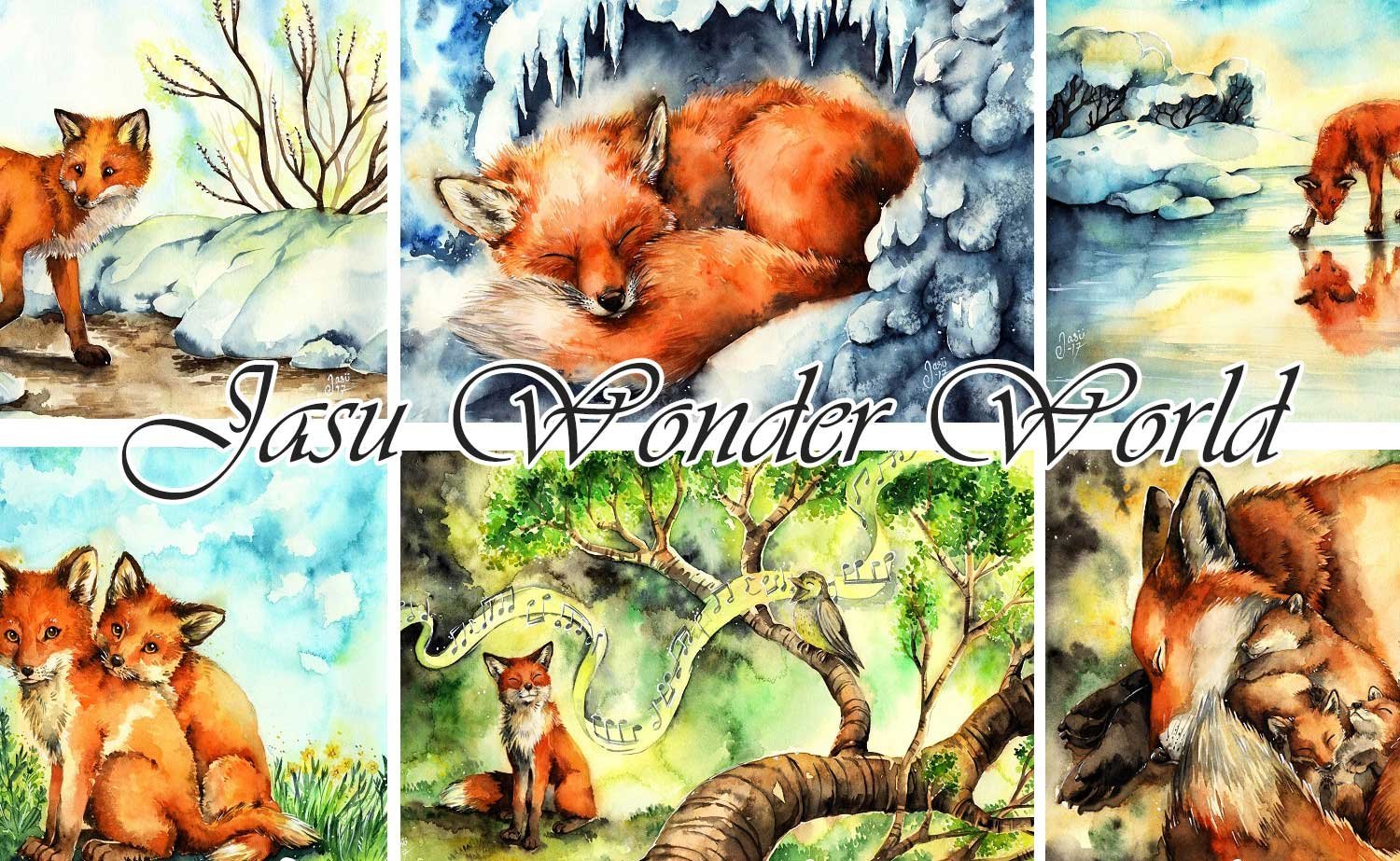 THE CREATION OF THE CALENDAR ILLUSTRATIONS