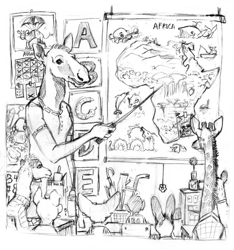 Sketch 8 - Book Illustrations