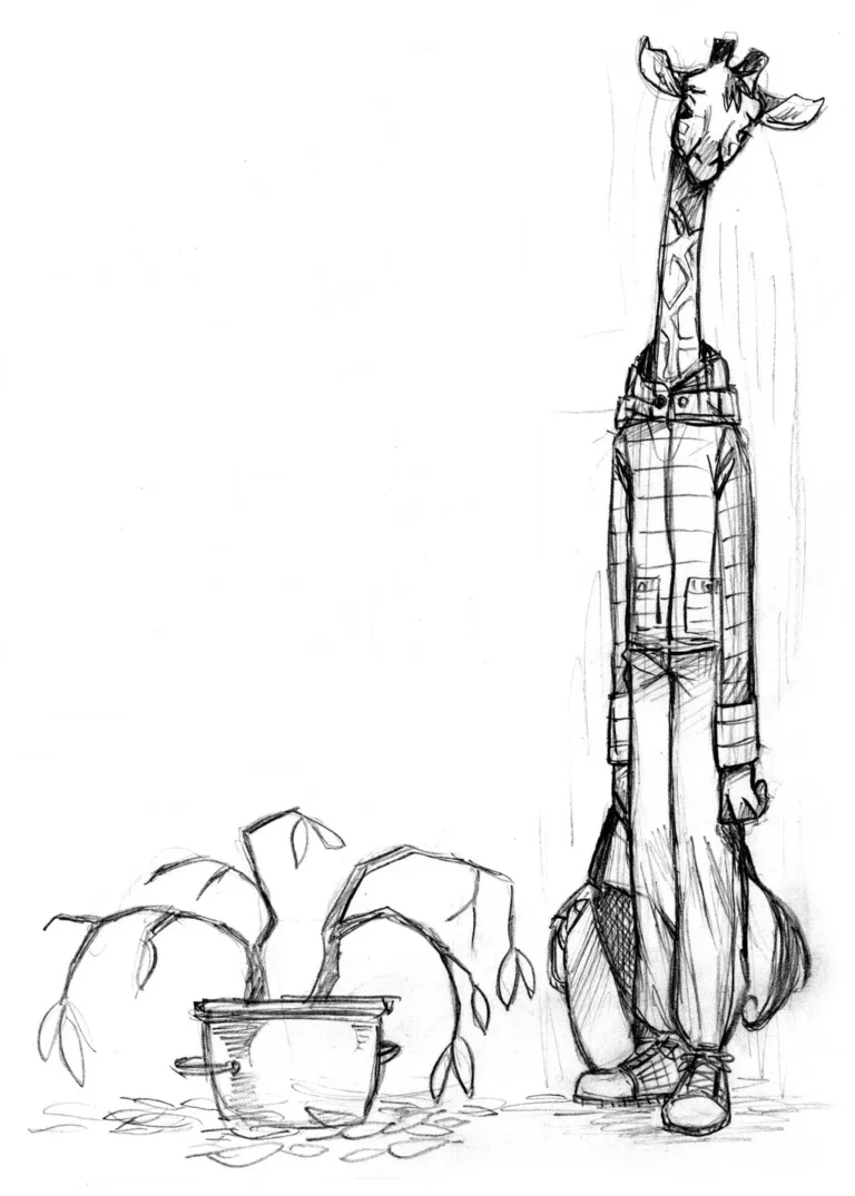 Sketch 16 1 - Book Illustrations